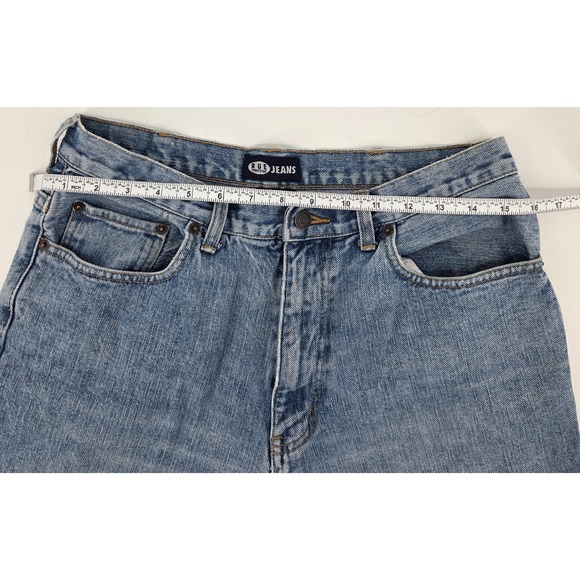 Rue 21 Blue Jeans Mens 32 Waist 34 Length Light Wash Straight Leg Distressed Mid - Picture 8 of 9